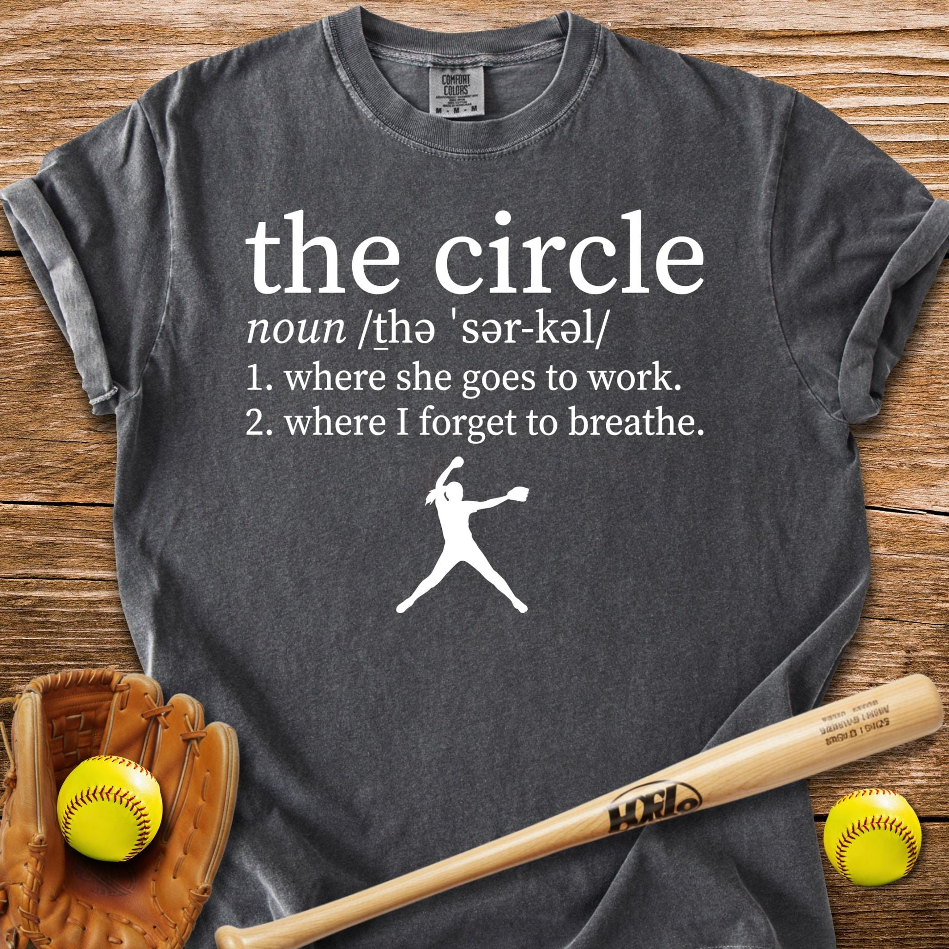 The Circle Forget To Breathe T-Shirt - HomeRun PrintsComfort Colors