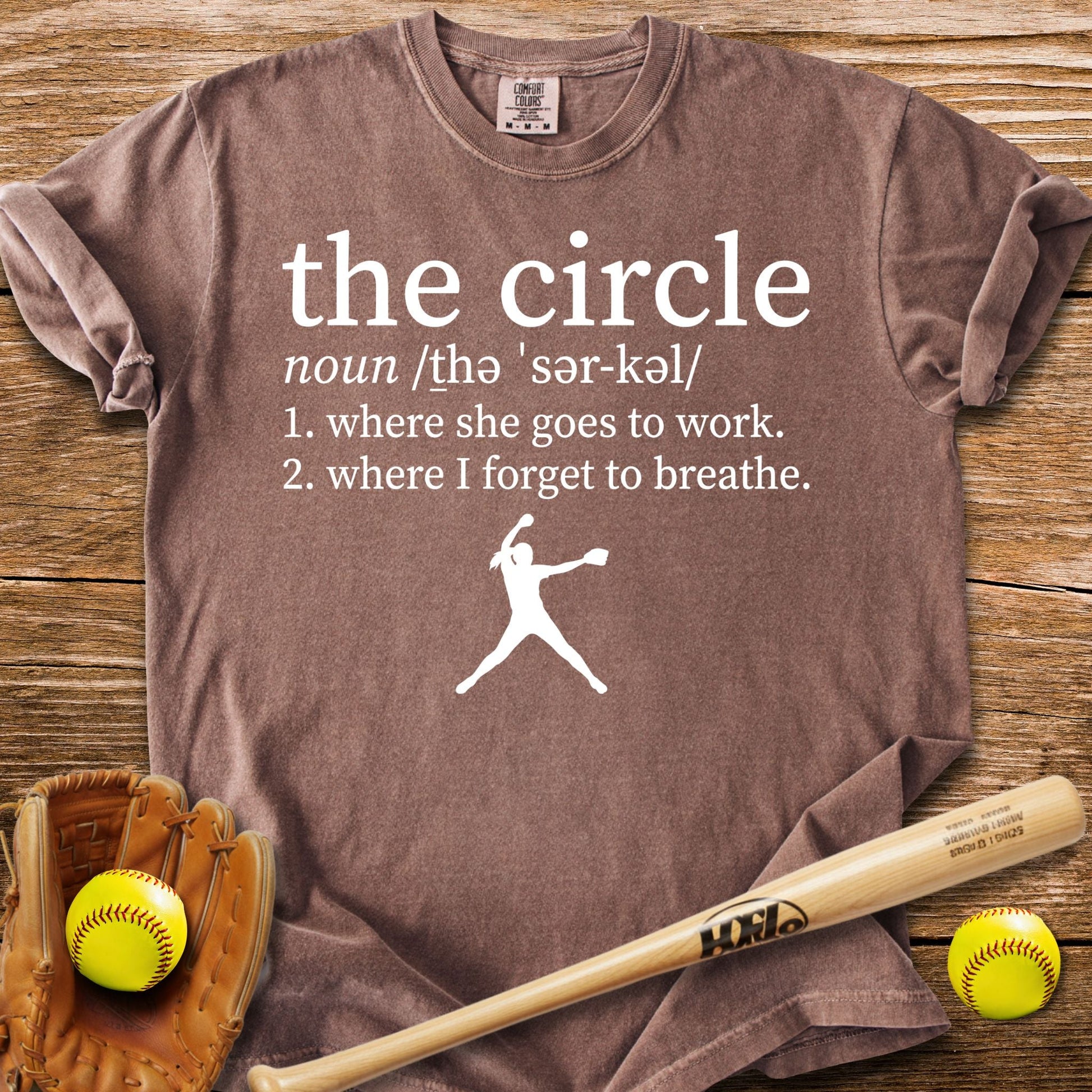 The Circle Forget To Breathe T-Shirt - HomeRun PrintsComfort Colors