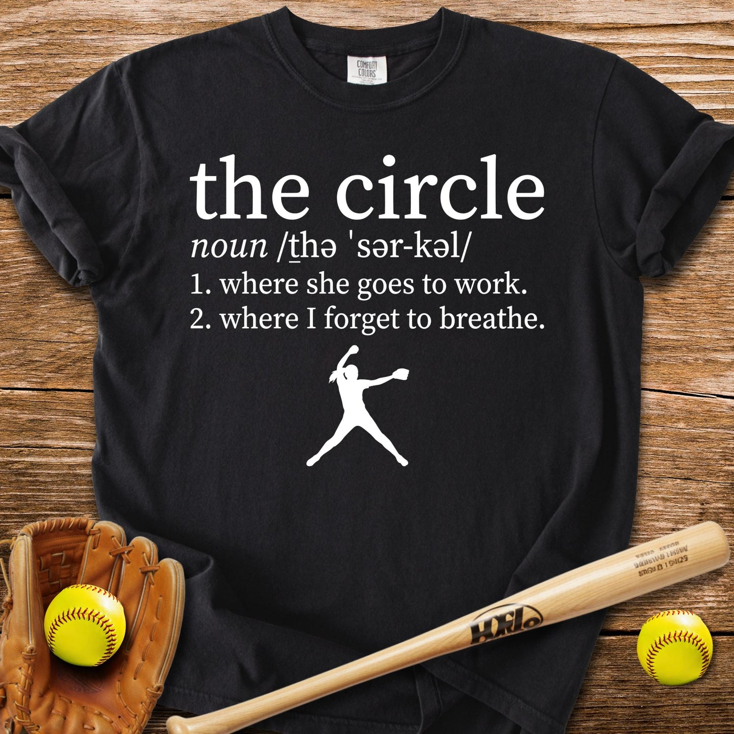 The Circle Forget To Breathe T-Shirt - HomeRun PrintsComfort Colors