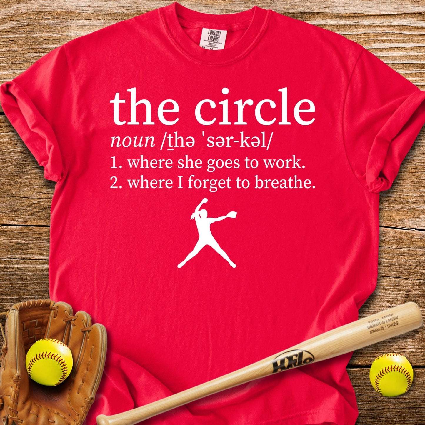 The Circle Forget To Breathe T-Shirt - HomeRun PrintsComfort Colors