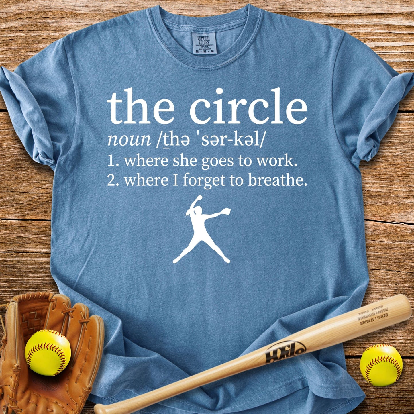 The Circle Forget To Breathe T-Shirt - HomeRun PrintsComfort Colors