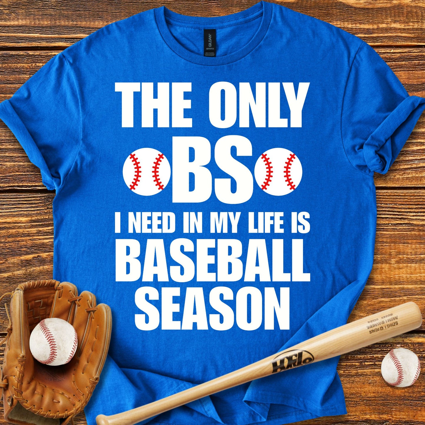 The Only BS Baseball T-Shirt - HomeRun PrintsT-Shirt