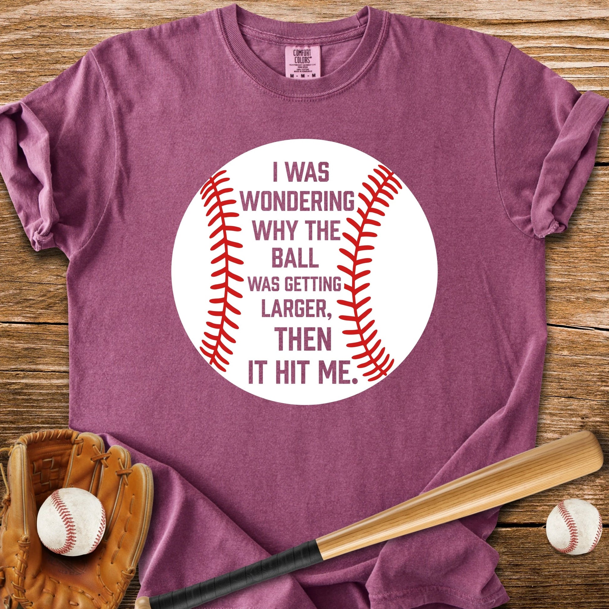 Then It Hit Me Pun - HomeRun PrintsComfort Colors