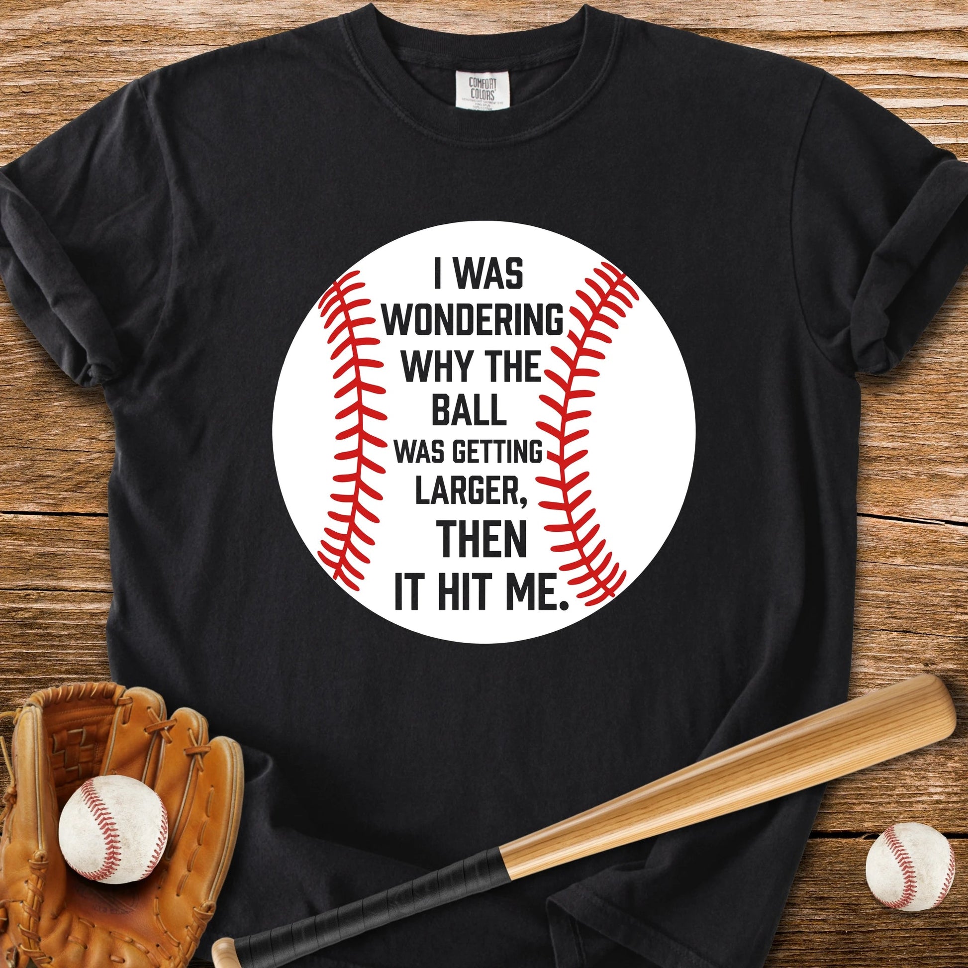 Then It Hit Me Pun - HomeRun PrintsComfort Colors