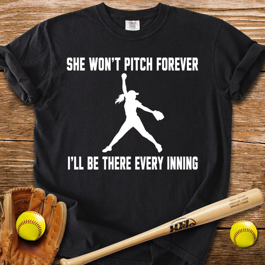 There Every Inning T-Shirt - HomeRun PrintsComfort Colors