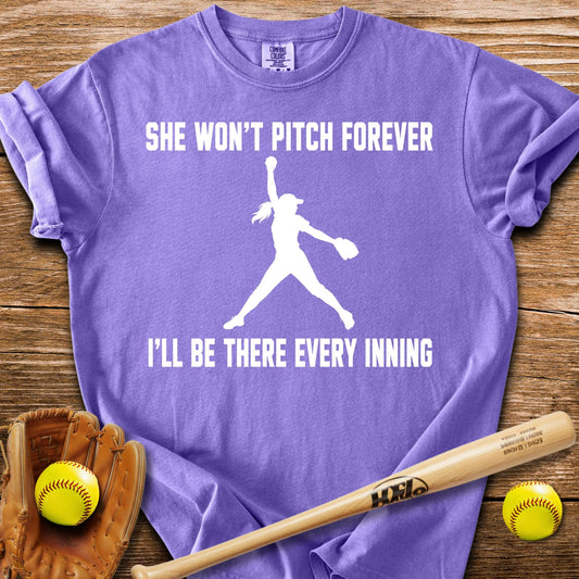 There Every Inning T-Shirt - HomeRun PrintsComfort Colors