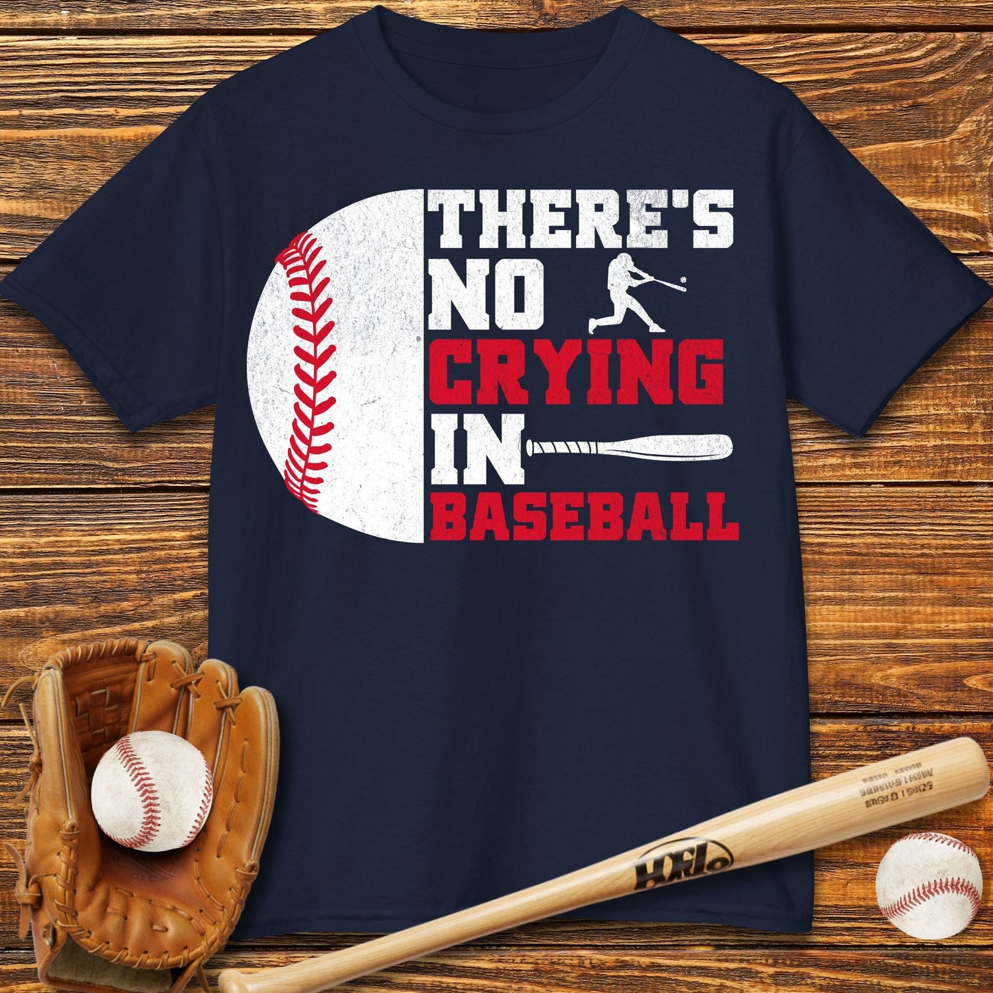 There Is No Crying In Baseball Kids T-Shirt - HomeRun PrintsKids clothes