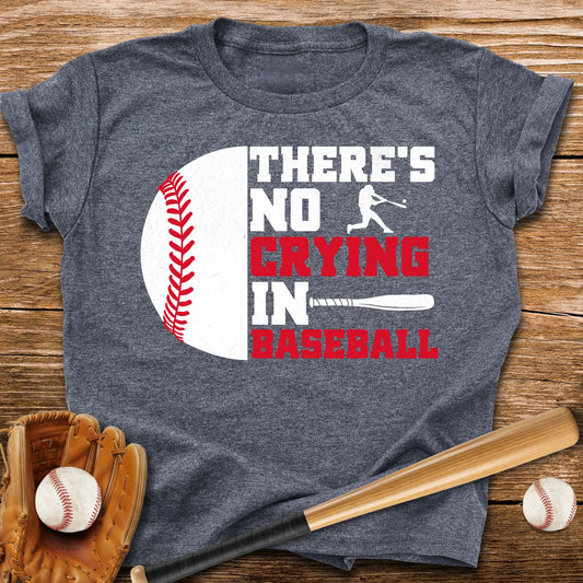 There Is No Crying In Baseball Youth Tee - HomeRun PrintsKids clothes