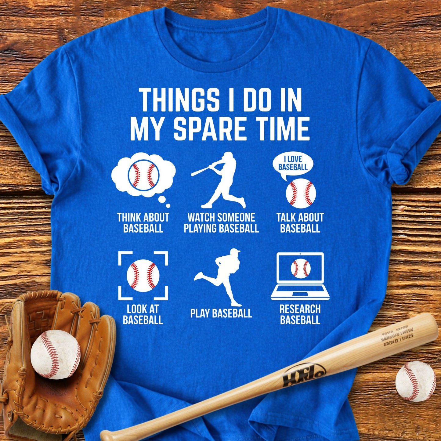 Things I Do Baseball T-Shirt - HomeRun PrintsT-Shirt