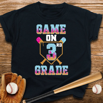 Third Grade Game On Youth Tee - HomeRun PrintsKids clothes