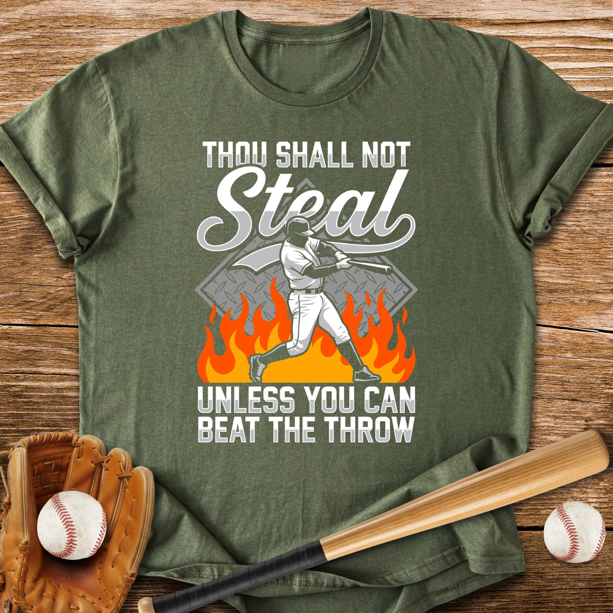 Thou Shall Not Steal - HomeRun PrintsT-Shirt