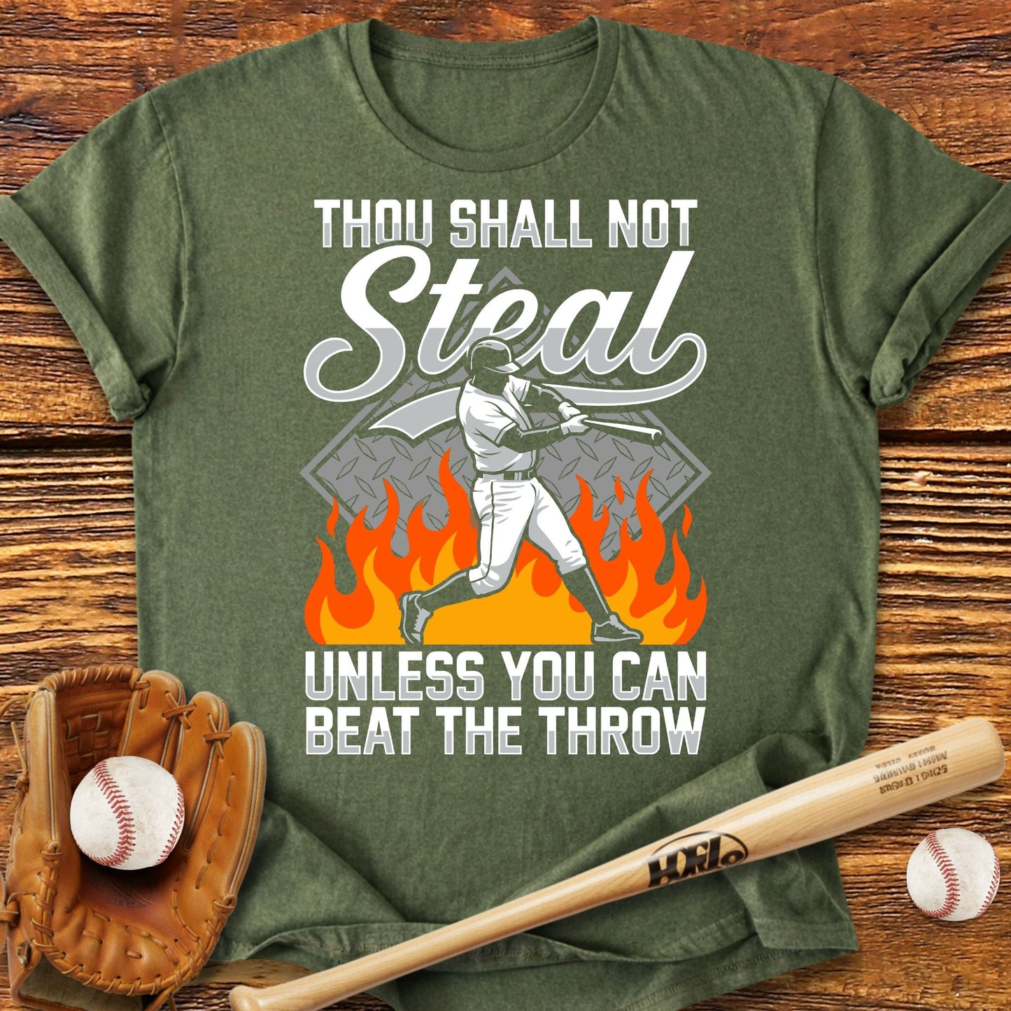 Thou Shall Not Steal T-Shirt - HomeRun PrintsT-Shirt