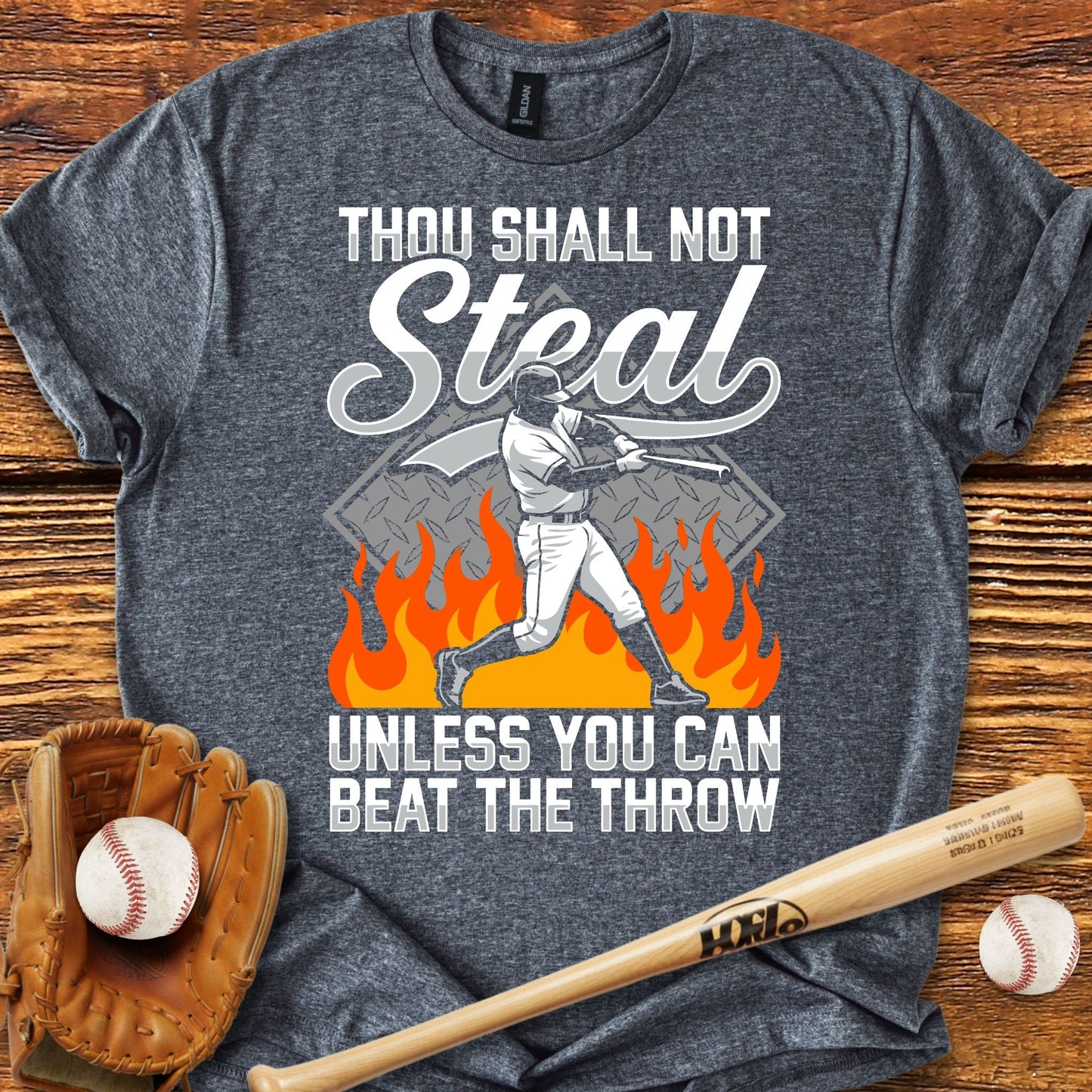 Thou Shall Not Steal T-Shirt - HomeRun PrintsT-Shirt