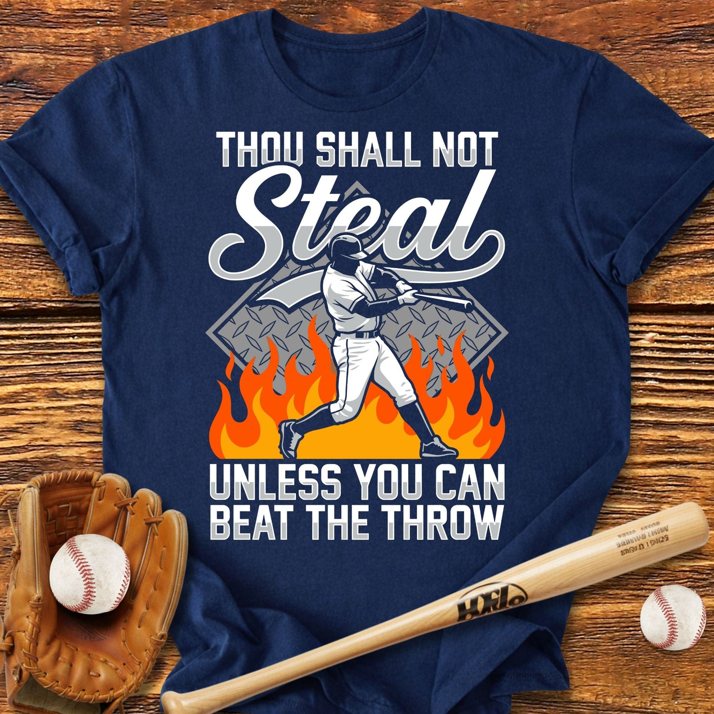 Thou Shall Not Steal T-Shirt - HomeRun PrintsT-Shirt