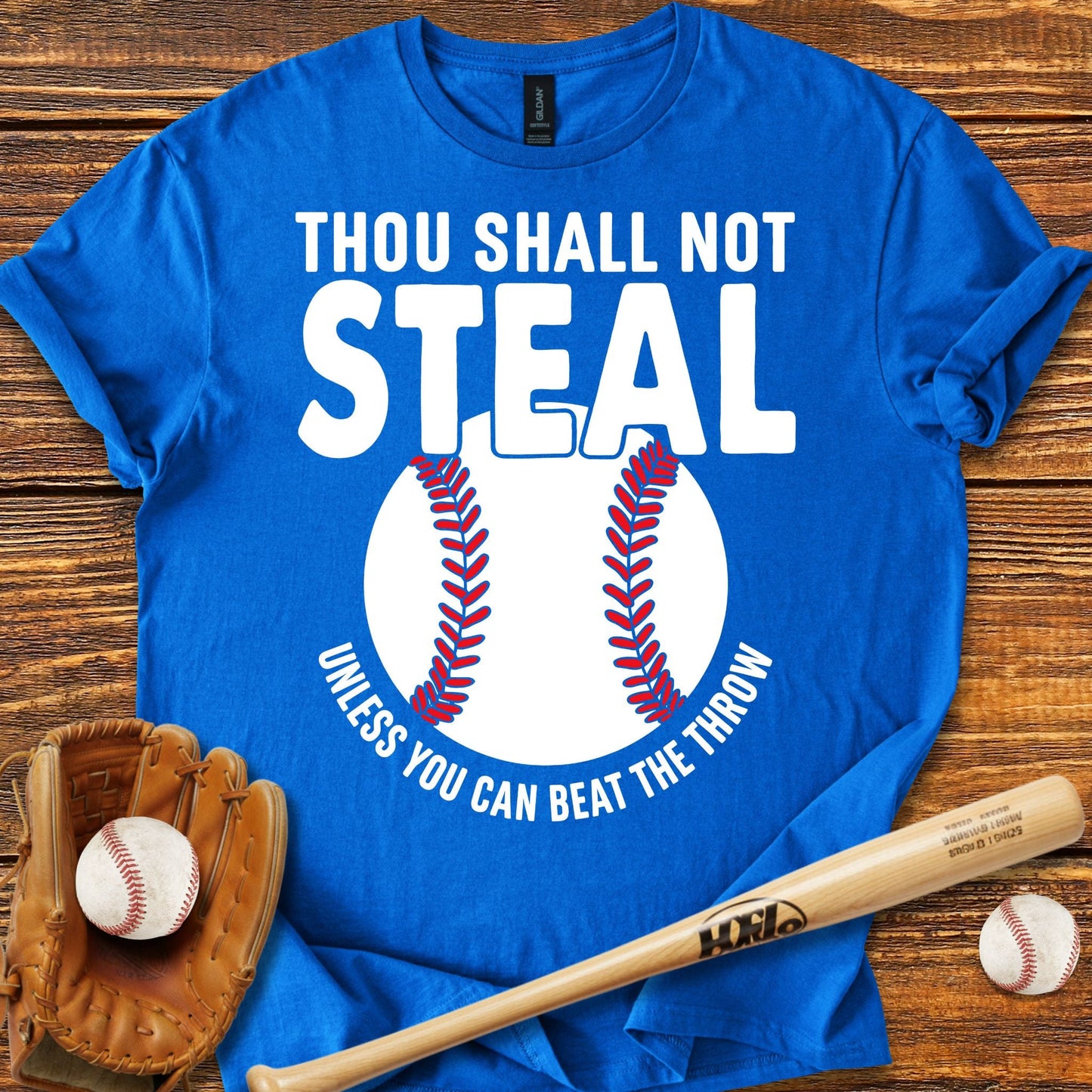 Thou Shalt Not Steal T-Shirt - HomeRun PrintsT-Shirt