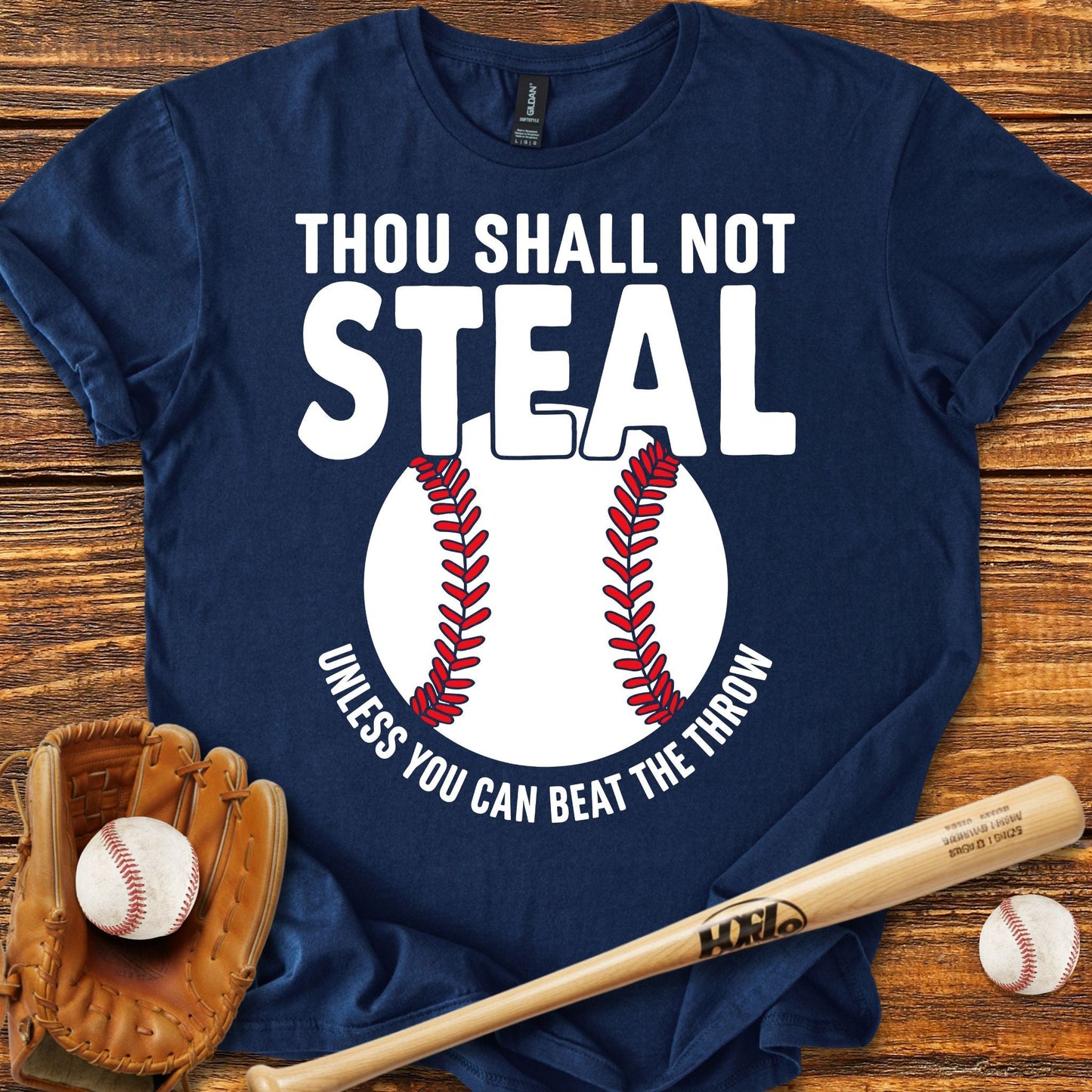 Thou Shalt Not Steal T-Shirt - HomeRun PrintsT-Shirt