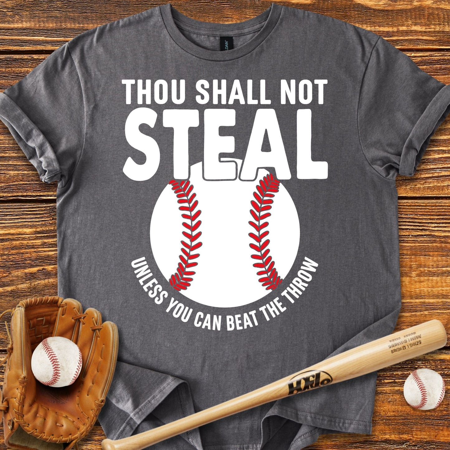Thou Shalt Not Steal T-Shirt - HomeRun PrintsT-Shirt