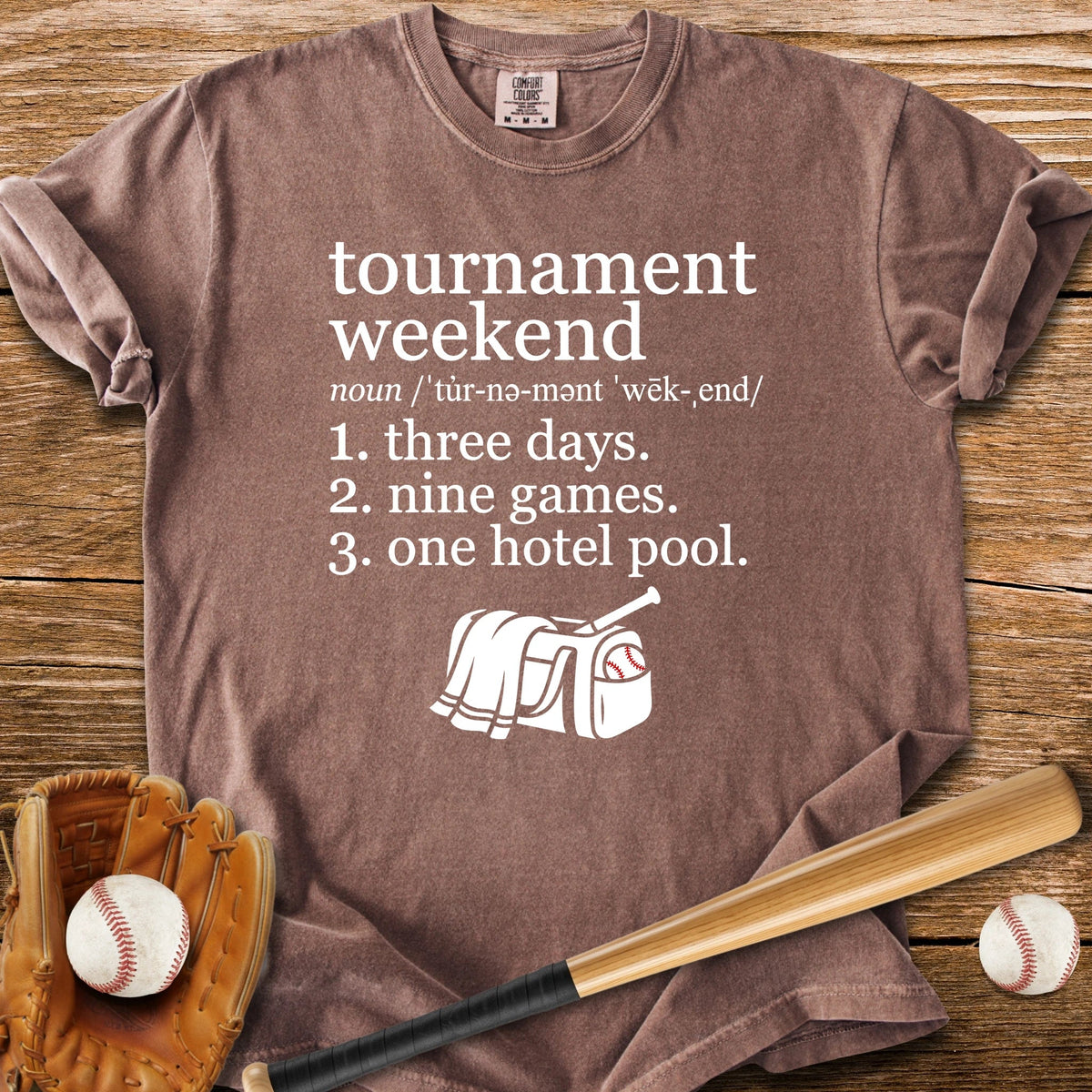 Three Days Nine Games - HomeRun PrintsComfort Colors
