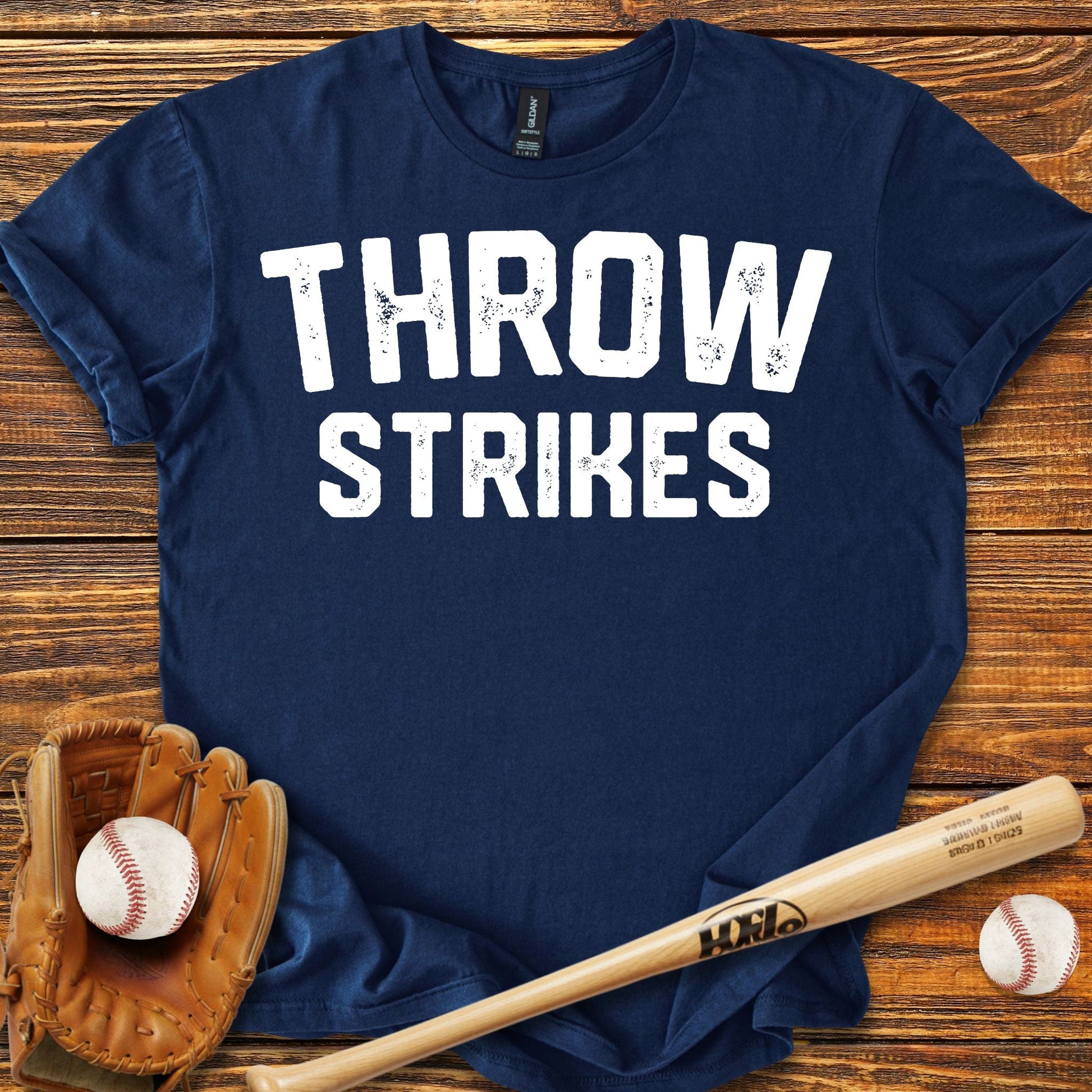 Throw Strikes T-Shirt - HomeRun PrintsT-Shirt