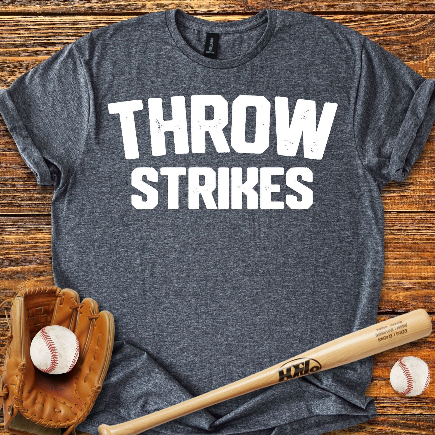 Throw Strikes T-Shirt - HomeRun PrintsT-Shirt