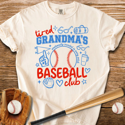 Tired Grandma's Baseball Club - HomeRun PrintsComfort Colors