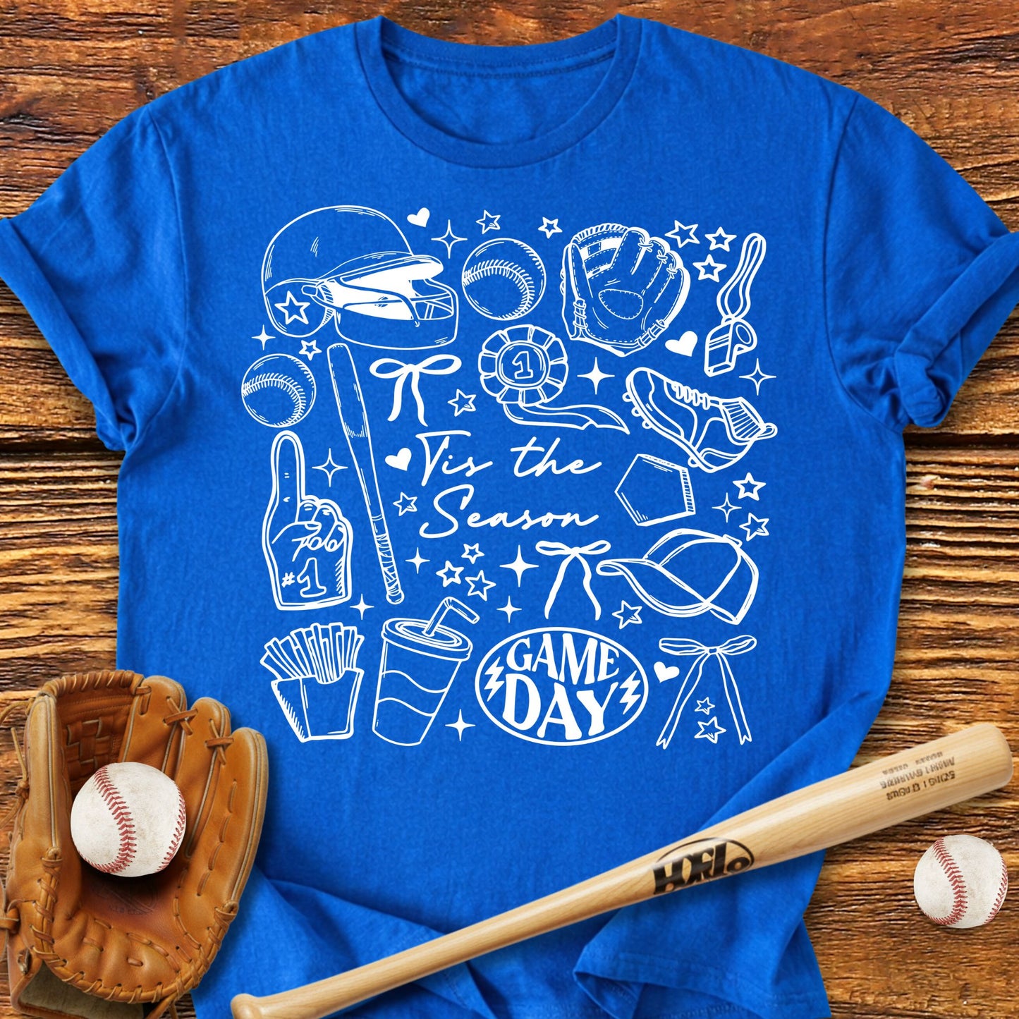 Tis The Season Baseball T-shirt - HomeRun PrintsT-Shirt