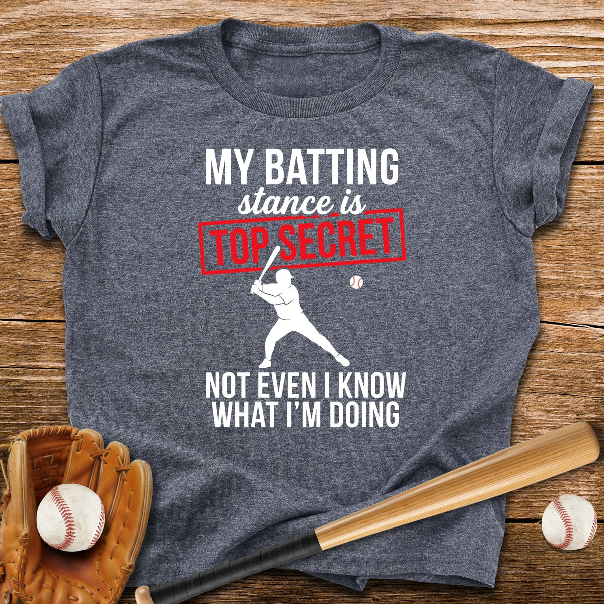 Top Secret Batting Stance Youth Tee - HomeRun PrintsKids clothes