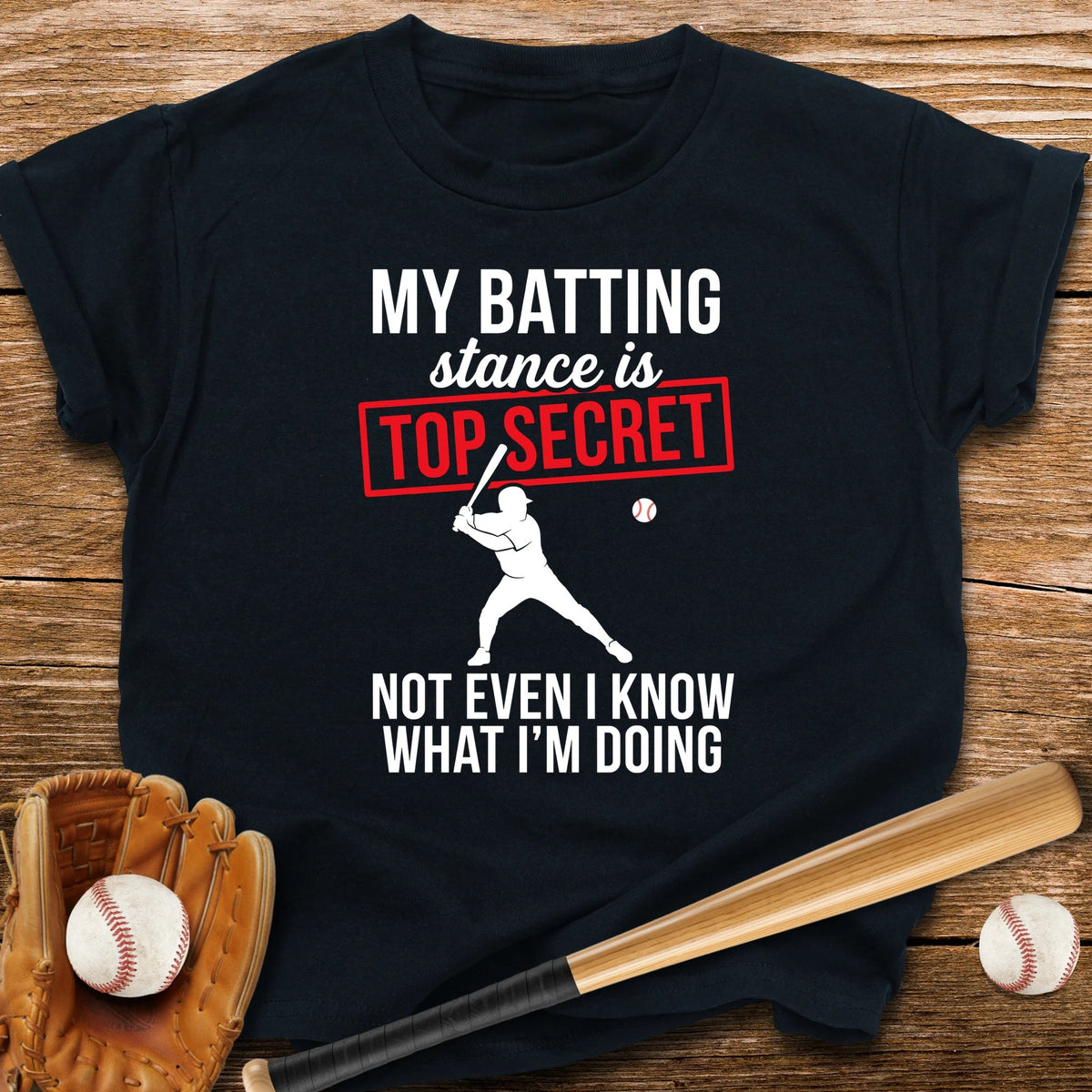 Top Secret Batting Stance Youth Tee - HomeRun PrintsKids clothes