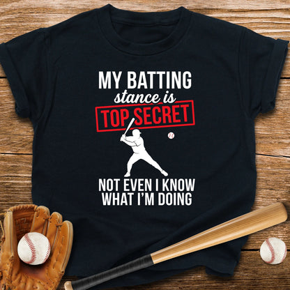 Top Secret Batting Stance Youth Tee - HomeRun PrintsKids clothes