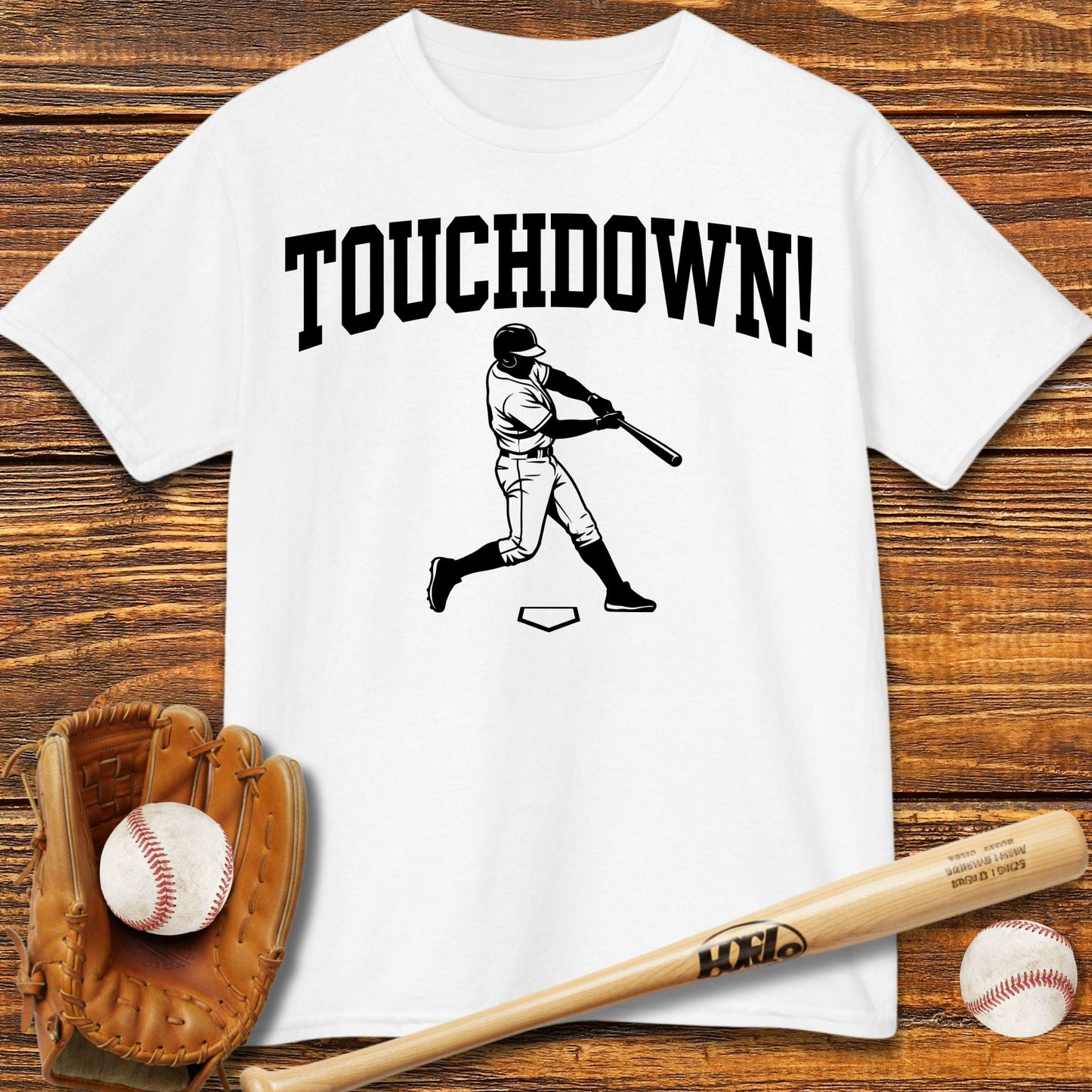 Touchdown Baseball Kids T-Shirt - HomeRun PrintsKids clothes