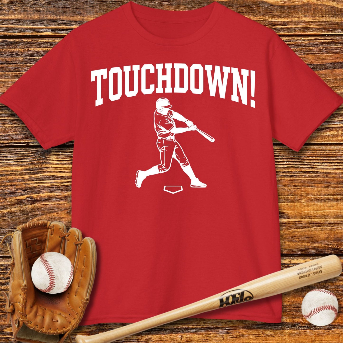 Touchdown Baseball Kids T-Shirt - HomeRun PrintsKids clothes