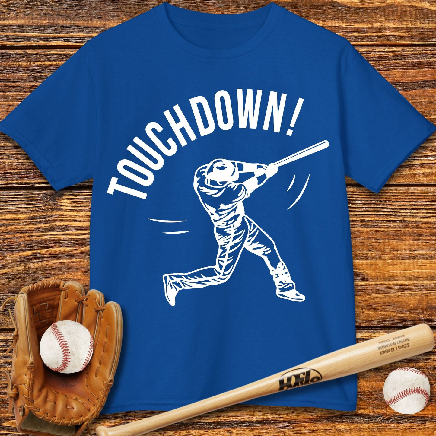 Touchdown Baseball Kids T-shirt - HomeRun PrintsKids clothes