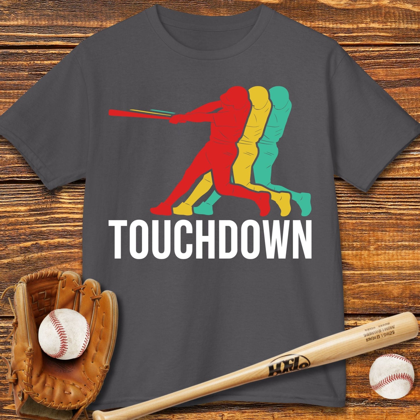 Touchdown Baseball Kids T-shirt - HomeRun PrintsKids clothes