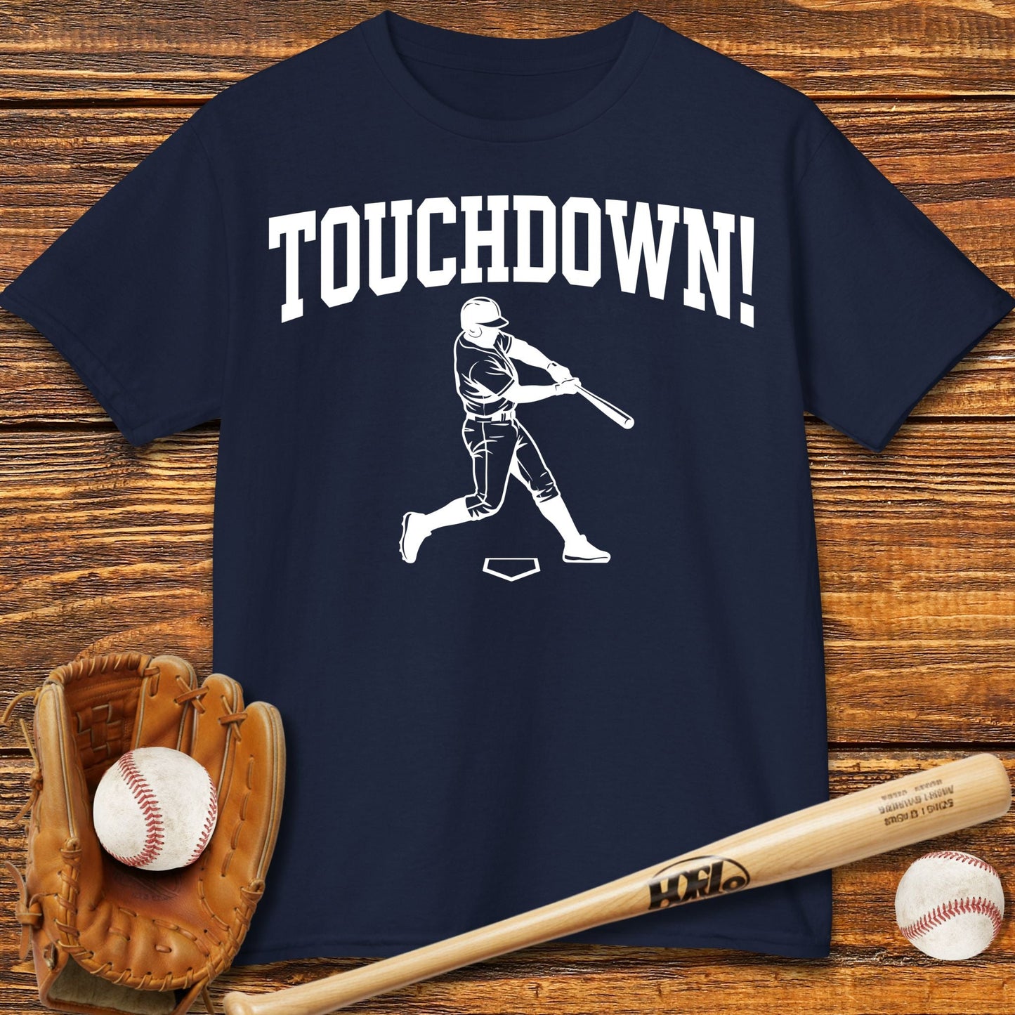 Touchdown Baseball Kids T-Shirt - HomeRun PrintsKids clothes