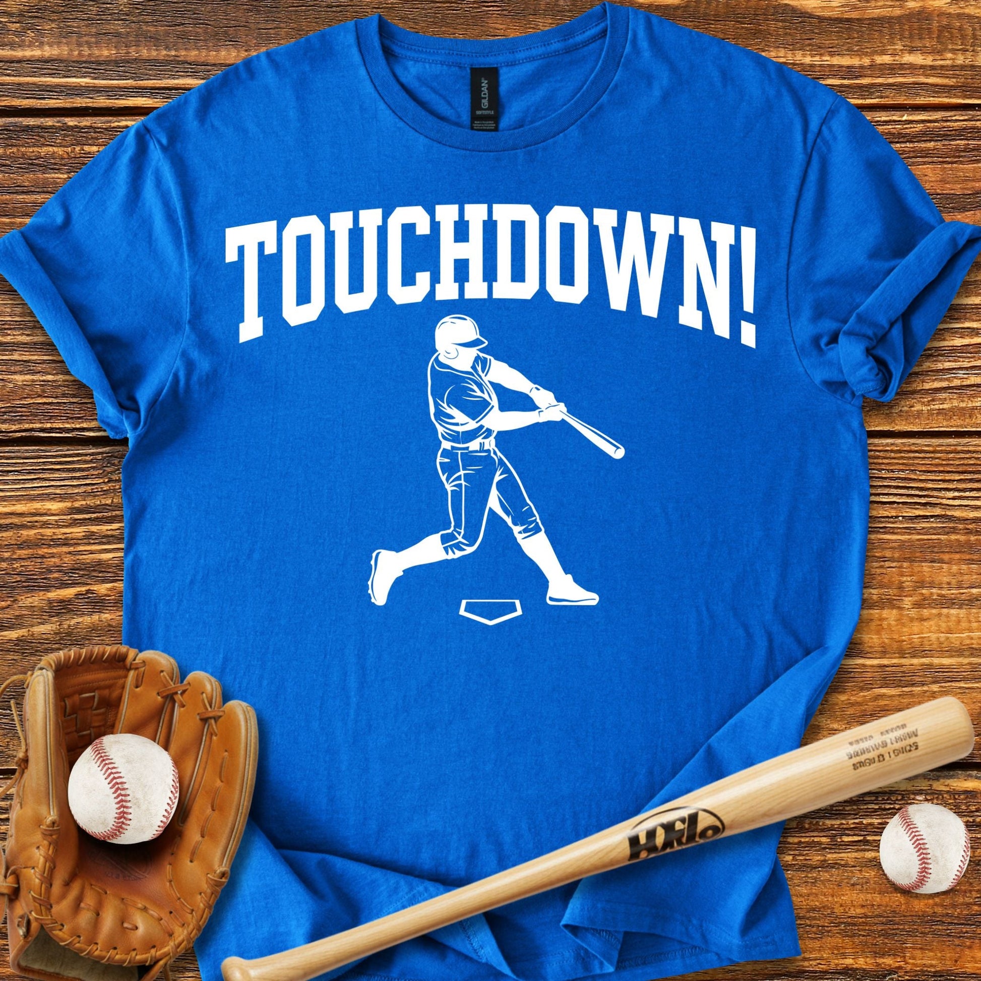 Touchdown Baseball T-shirt - HomeRun PrintsT-Shirt