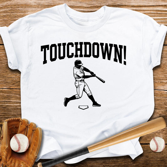 Touchdown Baseball Youth Tee - HomeRun PrintsKids clothes