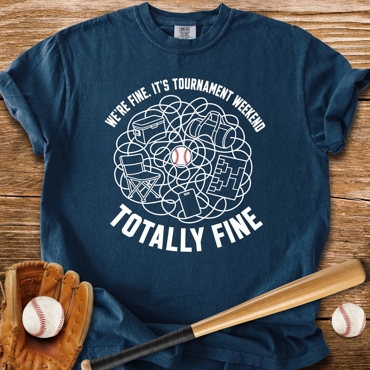 Travel Ball Parent - HomeRun PrintsComfort Colors