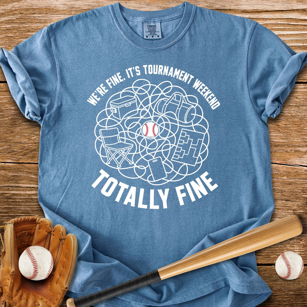 Travel Ball Parent - HomeRun PrintsComfort Colors