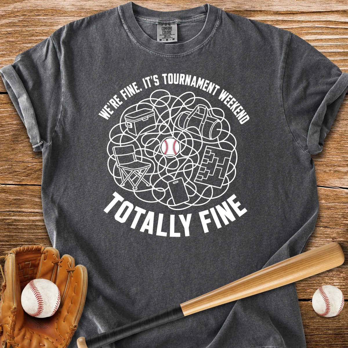 Travel Ball Parent - HomeRun PrintsComfort Colors