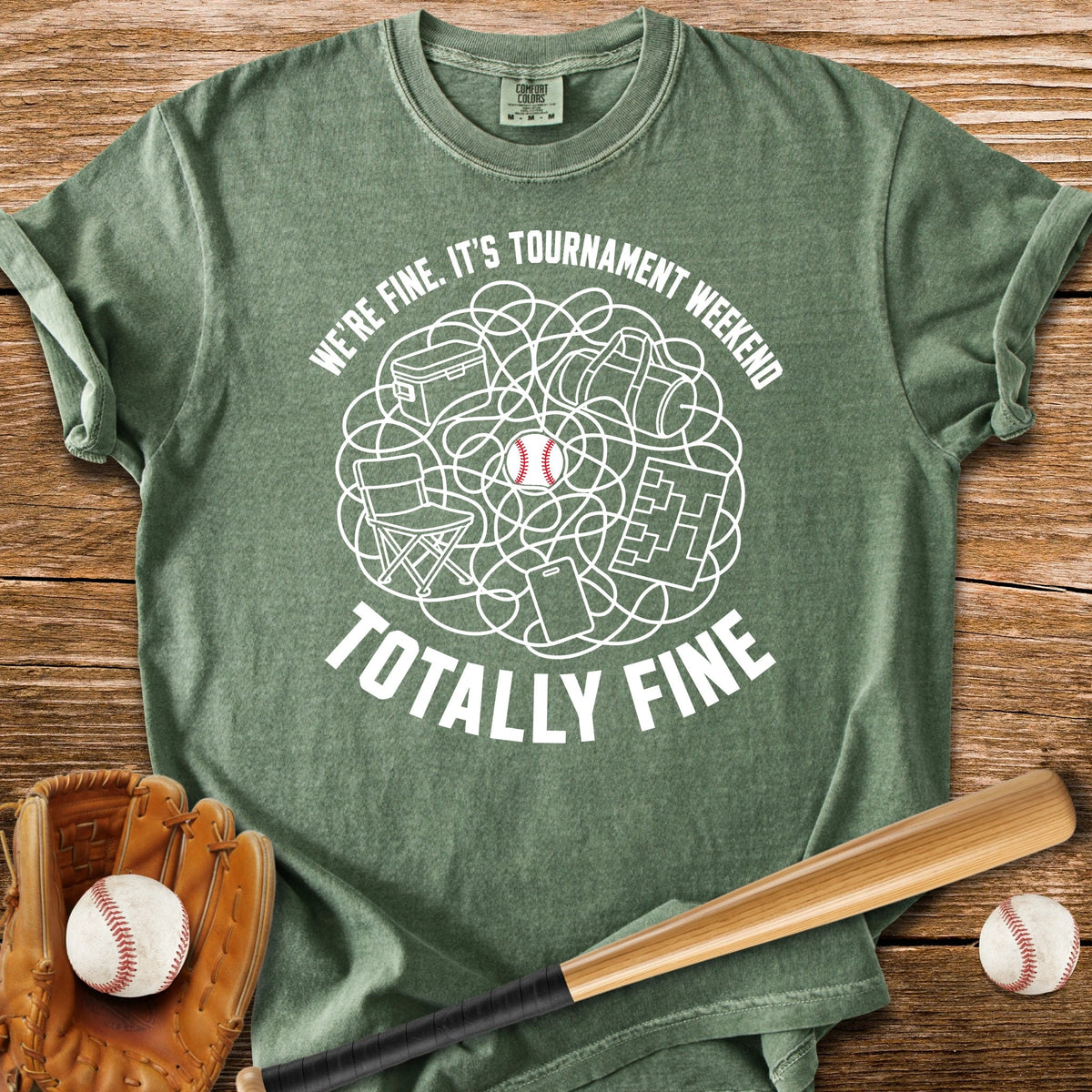 Travel Ball Parent - HomeRun PrintsComfort Colors