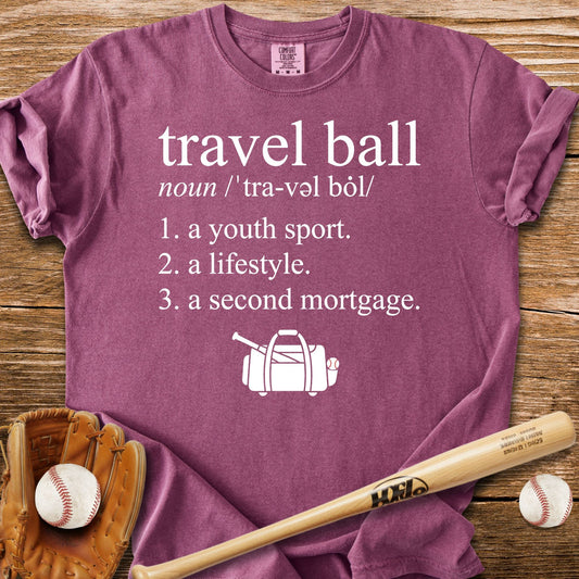 Travel Ball Second Mortgage T-Shirt - HomeRun PrintsComfort Colors