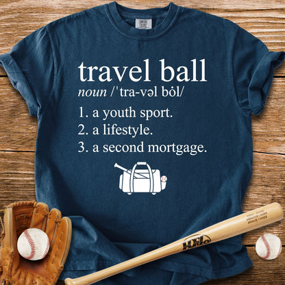 Travel Ball Second Mortgage T-Shirt - HomeRun PrintsComfort Colors