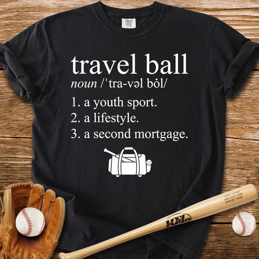Travel Ball Second Mortgage T-Shirt - HomeRun PrintsComfort Colors