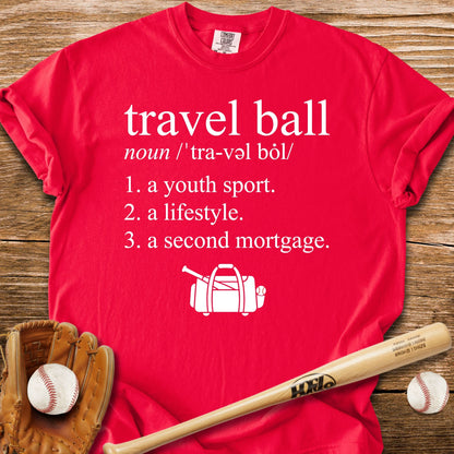 Travel Ball Second Mortgage T-Shirt - HomeRun PrintsComfort Colors