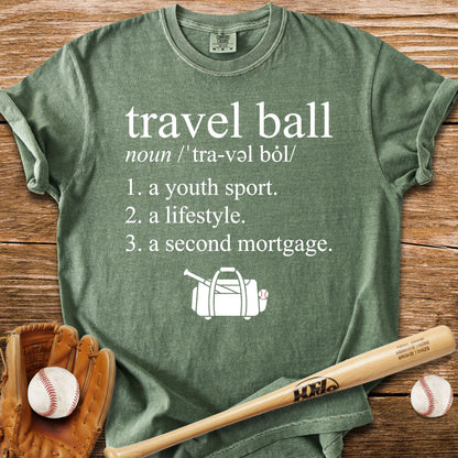 Travel Ball Second Mortgage T-Shirt - HomeRun PrintsComfort Colors