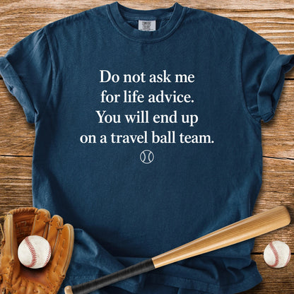 Travel Ball Warning - HomeRun PrintsComfort Colors