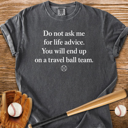 Travel Ball Warning - HomeRun PrintsComfort Colors