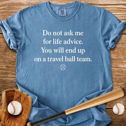 Travel Ball Warning - HomeRun PrintsComfort Colors