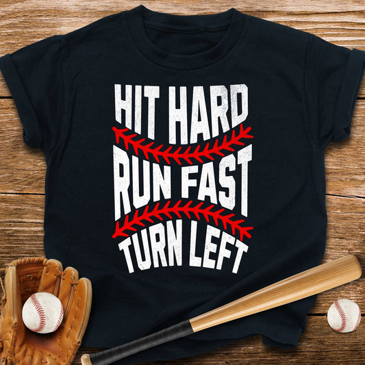 Turn Left Playbook Youth Tee - HomeRun PrintsKids clothes