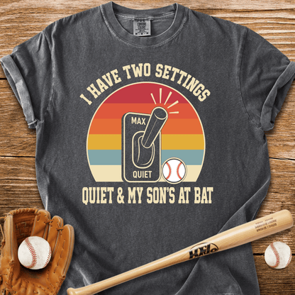 Two Settings Son's At Bat T-Shirt - HomeRun PrintsComfort Colors